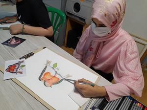 آموزش مداد رنگی کودکان در کرج